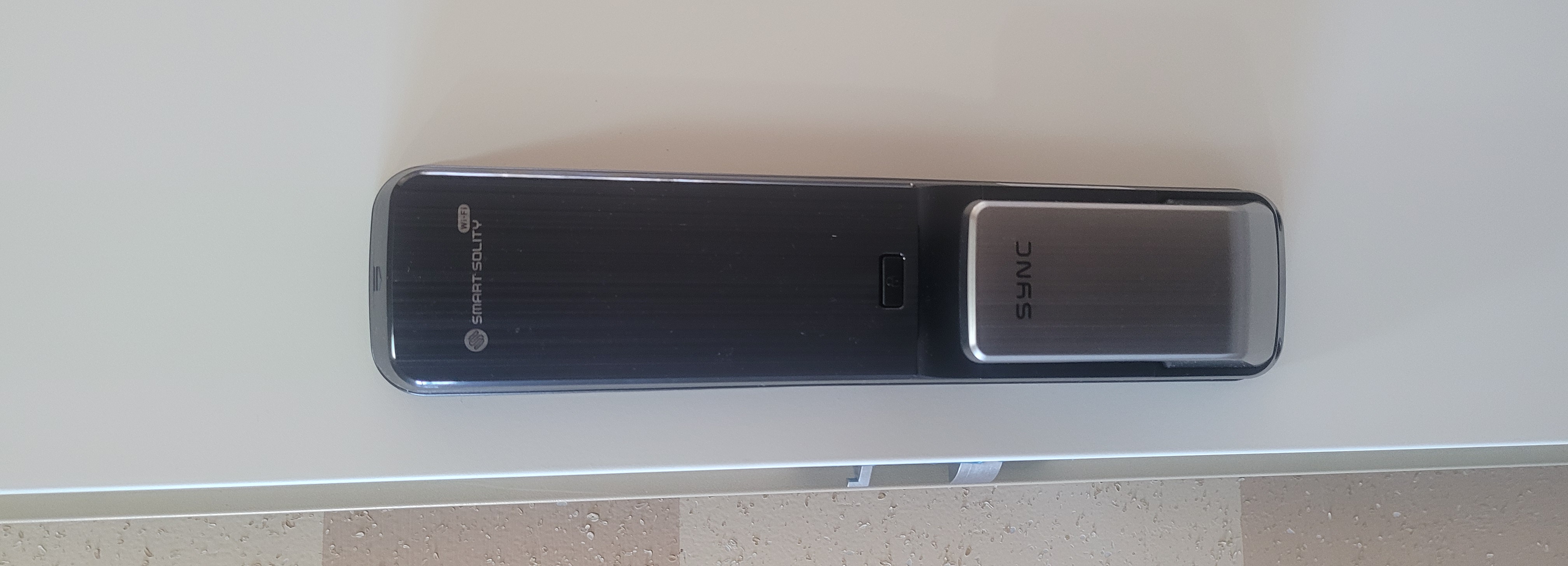 운양동 롯데캐슬 도어락 교체 - 솔리티 싱크 SP-7000B 내부디테일