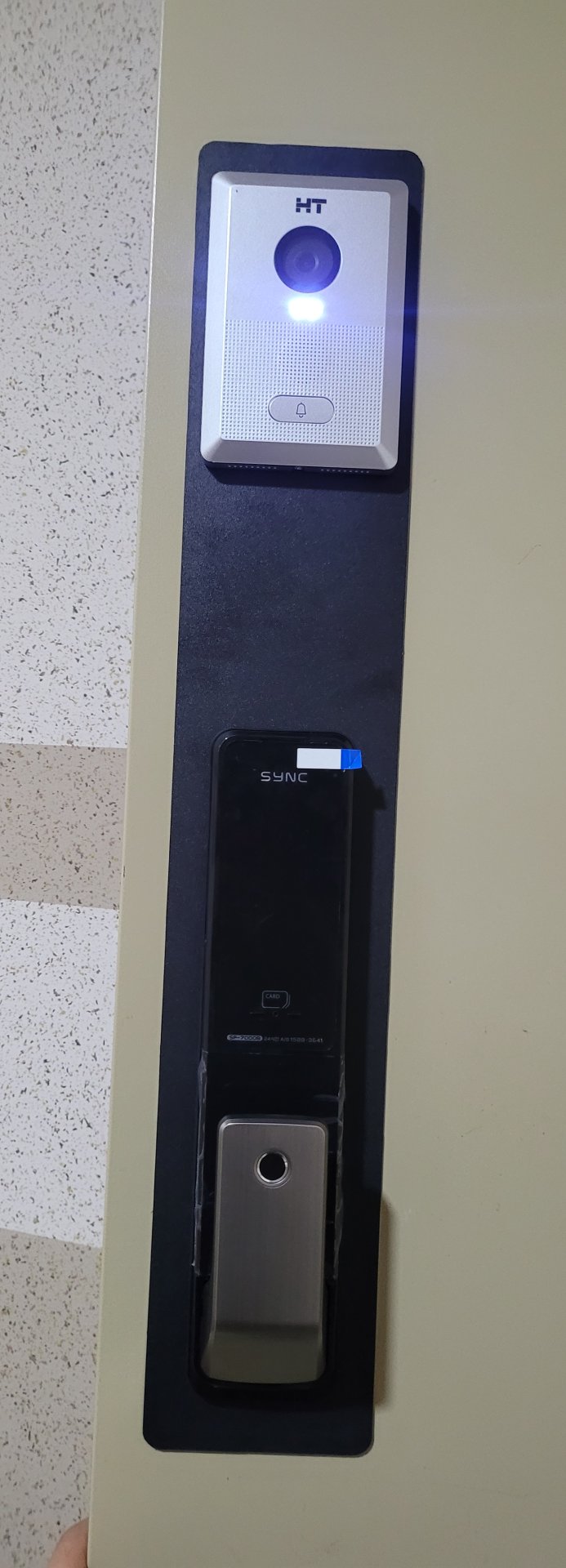 금천롯데캐슬골드1차 도어락 교체 - 솔리티 SP-7000B Wi-Fi