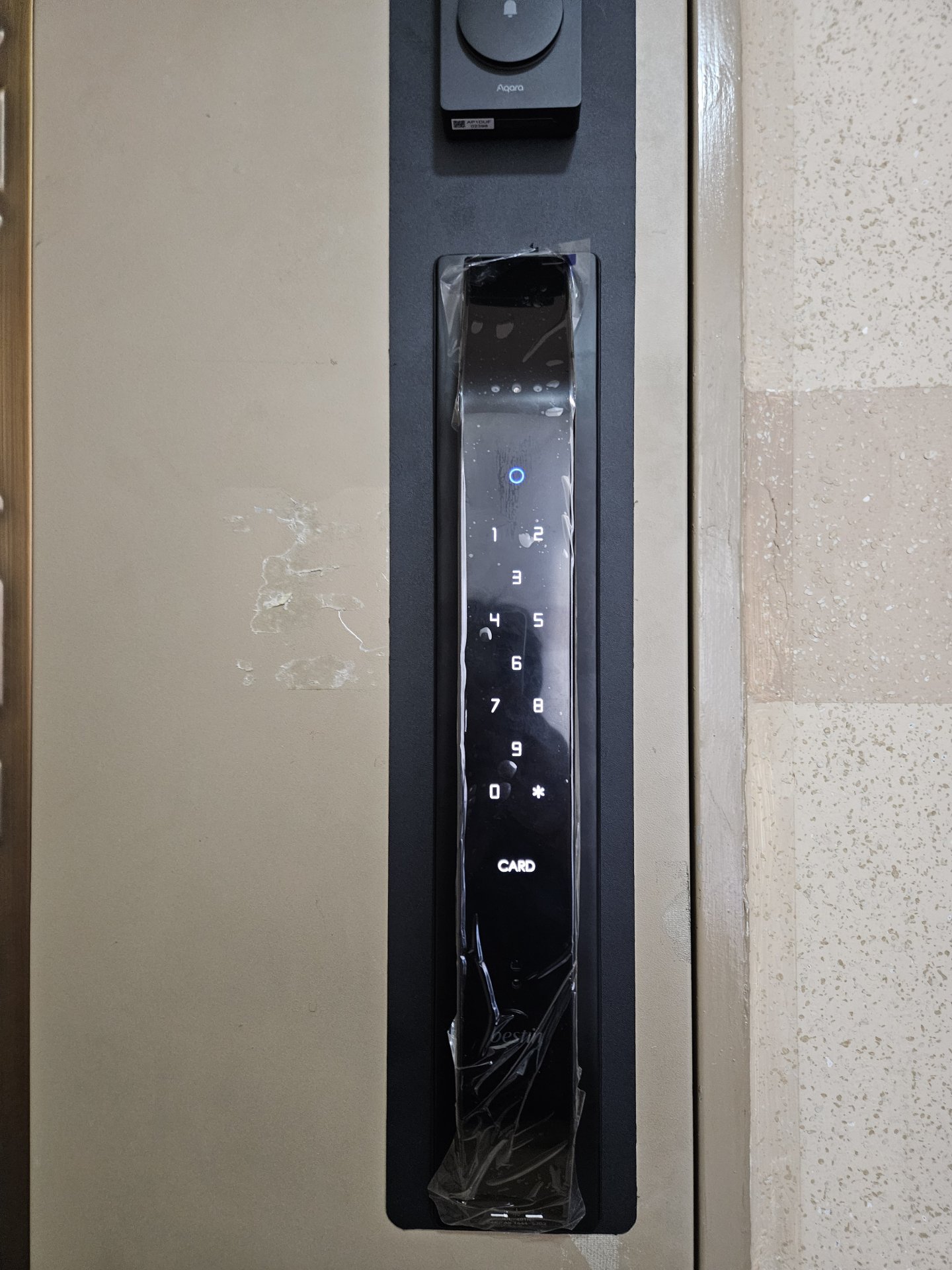 김포 운양동 한강신도시롯데캐슬 도어락 - 베스틴 IDL-401R 얼굴인식 IoT