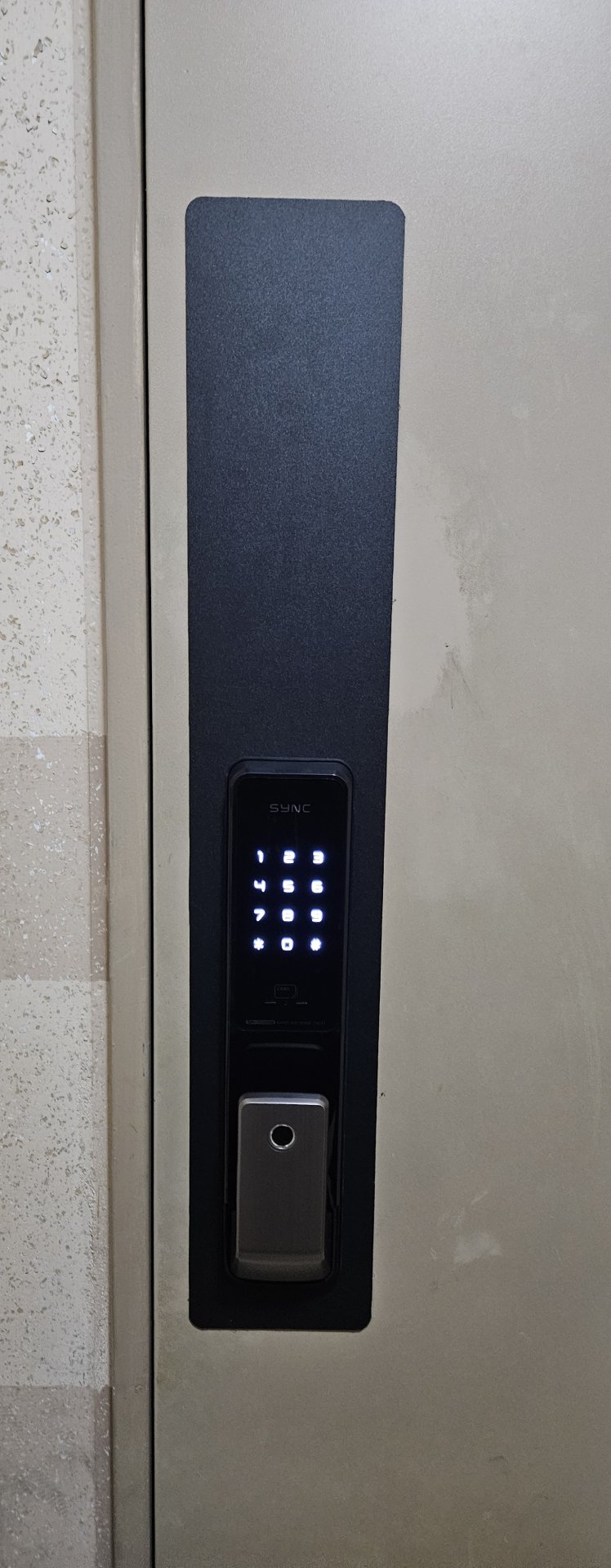 김포 운양동 한강신도시롯데캐슬 도어락교체 - 솔리티 SP-7000B IoT 도어락